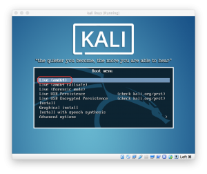 Kali Linux - Grub