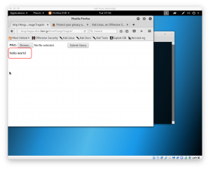 Kali Linux - HTML改ざんデモ